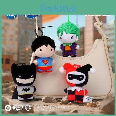 Batman Superman Harley Quinn Joker Plush Keychain For Collectors And Fans