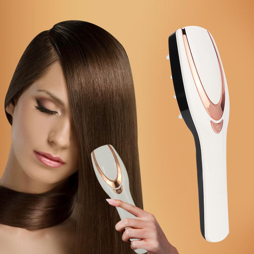 Elektrischer Massagekamm Haarpflege gegen Haarausfall Vibration Gesundheitsmassagegerät