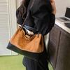 Premium Feeling Hand Bag Women's New Trendy Shoulder Bag Suede Rhombus Chain Shoulder Bag Large Capacity Tote Bag