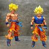 Jt Statue Dragon Ball Z Figurine Son Goku Têtes Interchangeables Base LED Super Saiyan Goku Figurines d'Action Mode Collection Jouets Cadeaux