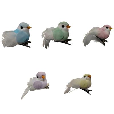 Lovely Bird Shape Hair Clip Kids Hair Accessories Soft Fabric Comfortable Wear Hairpin for Children Daily School Event