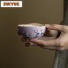 85ml Hand-painted Monet Rose Teacup Ancient Tea Bowl Single Cups Tea-tasting Smelling Cup Chazhan Master Cups Cafes Supplies