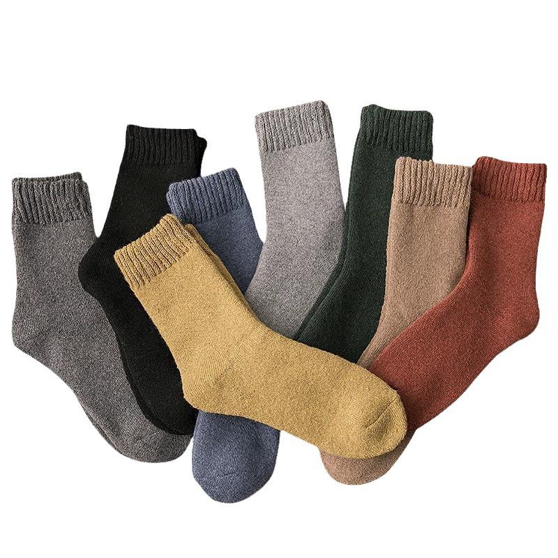 Women's Extra Thick Cold-Resistant Terry Socks - Warm Mid-Tube Plush Floor & Sleeping Socks