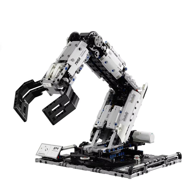 

1029PCS Robotic Arm Building Blocks Set Remote Mechanical Arm Model Bricks Desktop Decoration Diy Toys For Kids Holiday Gifts No Box