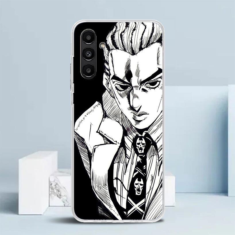 JoJo Kira Yoshikage Killer Queen Cover for Samsung Galaxy A17 A37 A57 A16 A26 A36 A56 A15 A14 A55 Phone Case A13 A53 A25 A35 A24