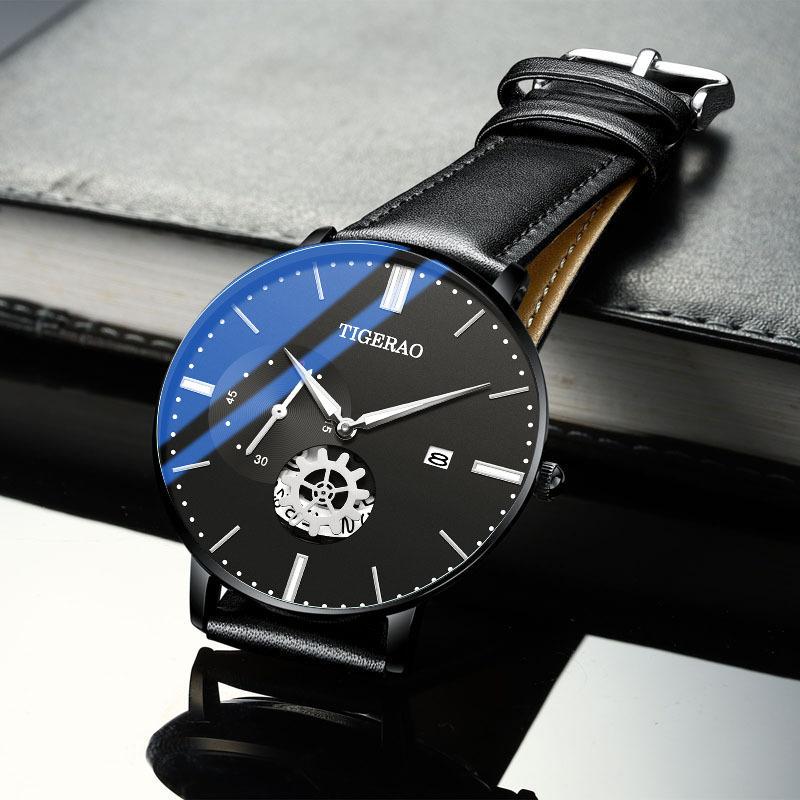 Teenager Ultra-thin Men's Watch Student Fashion Quartz Waterproof Simple Luminous Men's Watch