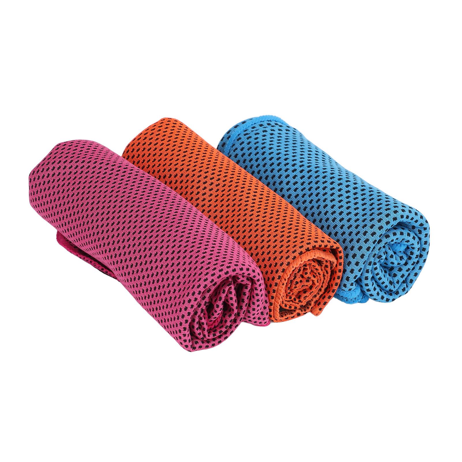 

3 шт. Крутое спортивное полотенце Летнее охлаждающее спортивное полотенце Микрофибра Ледяное полотенце Дышащее Охлаждающее полотенце для