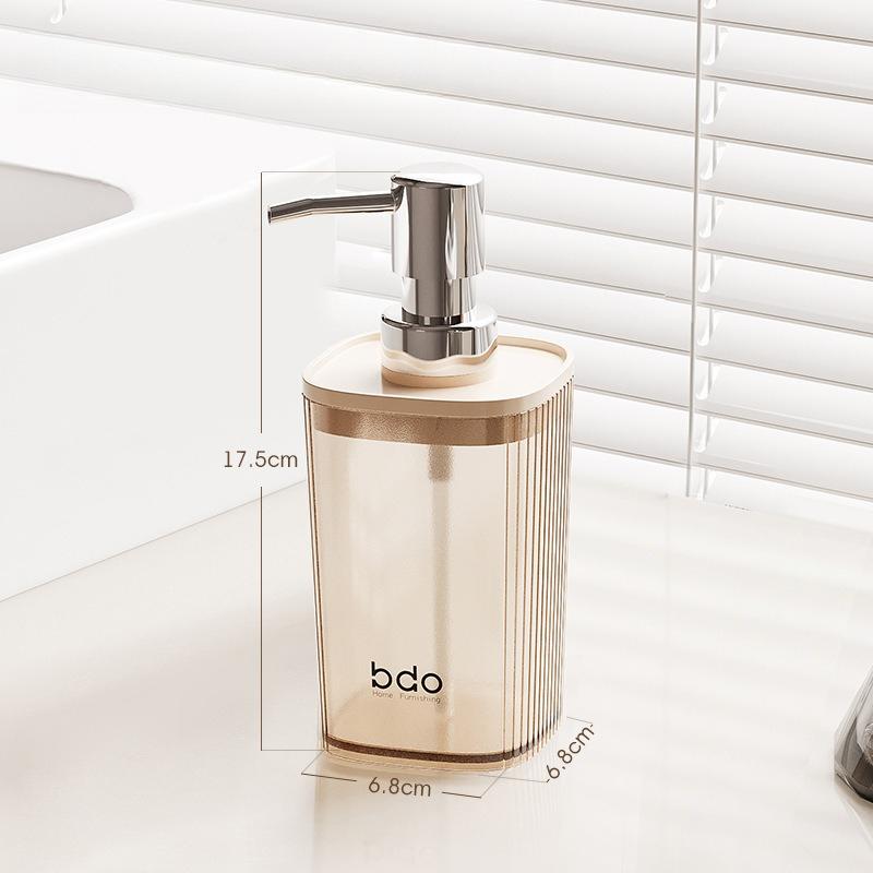 Hand Sanitizer Bottle Light Luxury Shampoo Bottling Shower Gel Laundry Detergent Detergent Pressing Bottle Empty Bottle