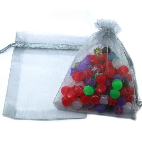 Top Sale 10pcs 7x9/9x12cm Drawstring Organza Jewelry Packaging Display Jewelry Pouches For DIY Jewelry Wedding Gift Beads Bags