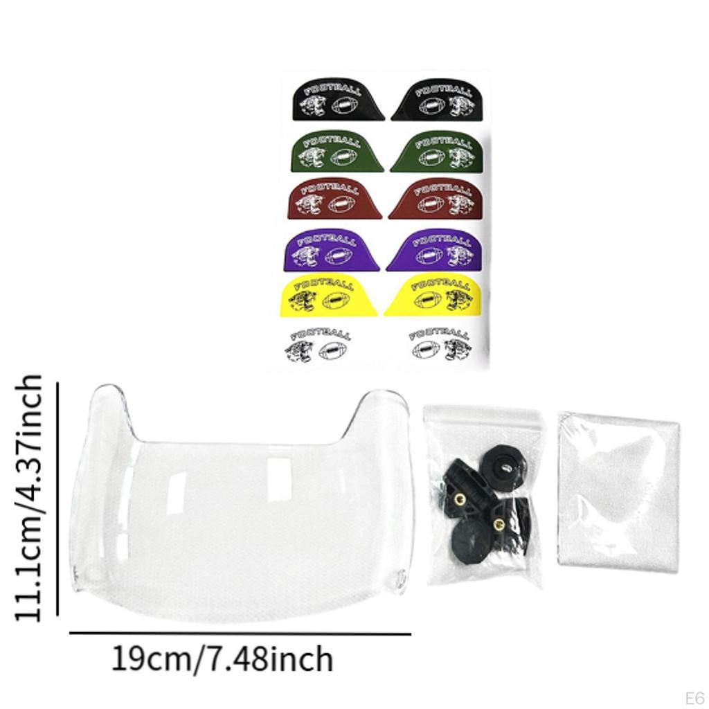 American Football Visor Face Mask Facial Protection for Adults Youth Helmets