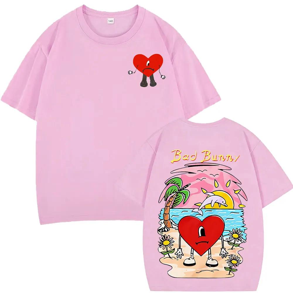 Bad Bunny Un Verano Sin Ti Graphic Tshirt Unisex Women 100 Cotton Fashion TShirts Summer Loose and Casual Aesthetic Tshirts