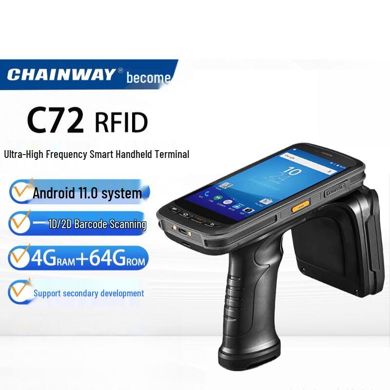 CHAINWAY C72 УВЧ RFID Ручной сборщик данных