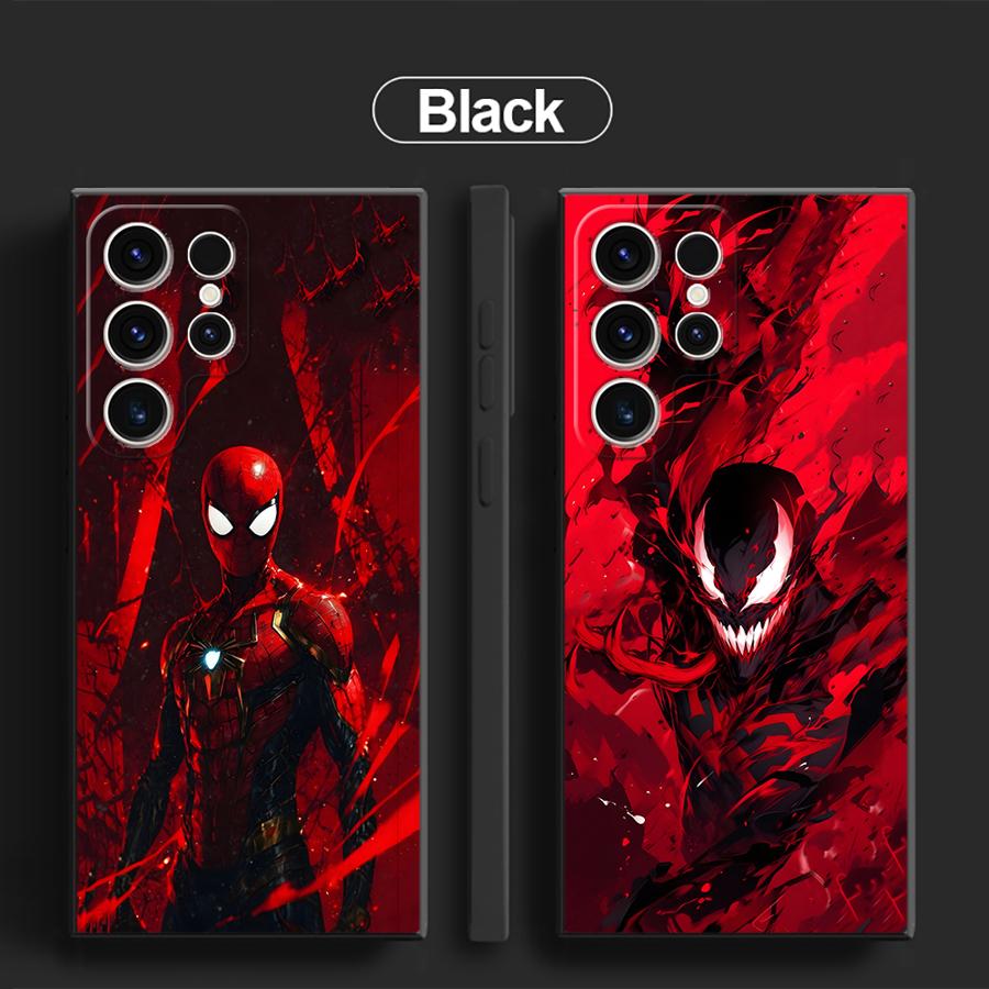 Marvel Spider Man Deadpool Case for Samsung Galaxy S26 S10 S9 S21 FE Note 20 Ultra 8 9 10 S20 S24 Plus S23 S25 Ultra Funda Phone