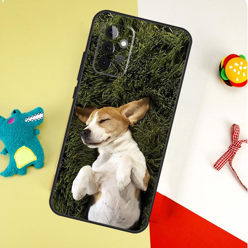 Cute Beagle Dog For Samsung Galaxy A54 A34 A14 A55 A35 A15 A53 A33 A13 A05 A06 A16 A22 A32 A52 Phone Case