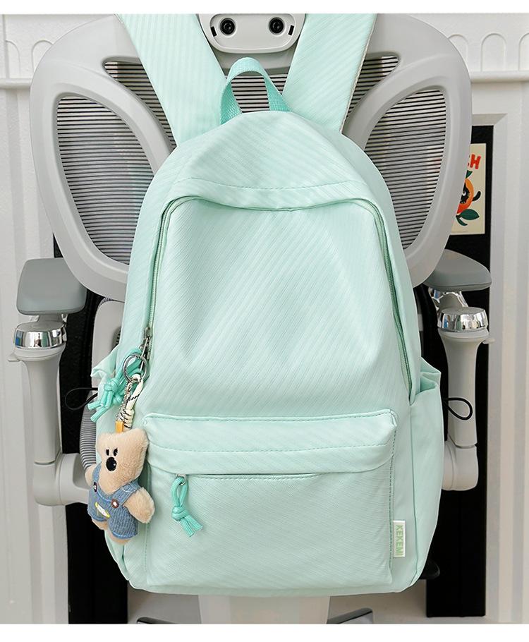 Zaino, zaino di grande capacità per ragazze, studenti delle scuole medie, ragazze, zaino semplice e versatile in stile giapponese per scuole superiori e università