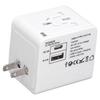 Universal Travel Power Adapter with USB A USB C Ports Safety Power Converter for Cell Phone Laptop