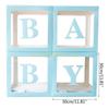Set of 4 Baby Boxes with Letters for Wedding Baby Shower Birthday Party Decor top sale