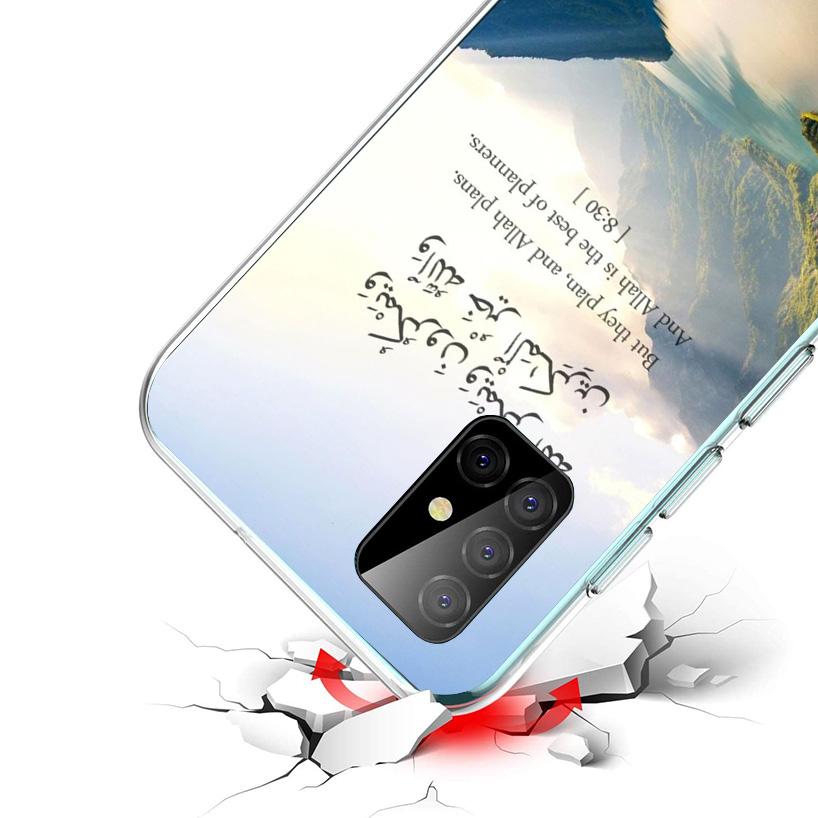 Arabic Quran Islamic Muslim Quotes Allah Phone Case For Samsung Galaxy A52 A32 A22 A12 A51 A31 A50S A30S A20S A10S Note 20 Ultra