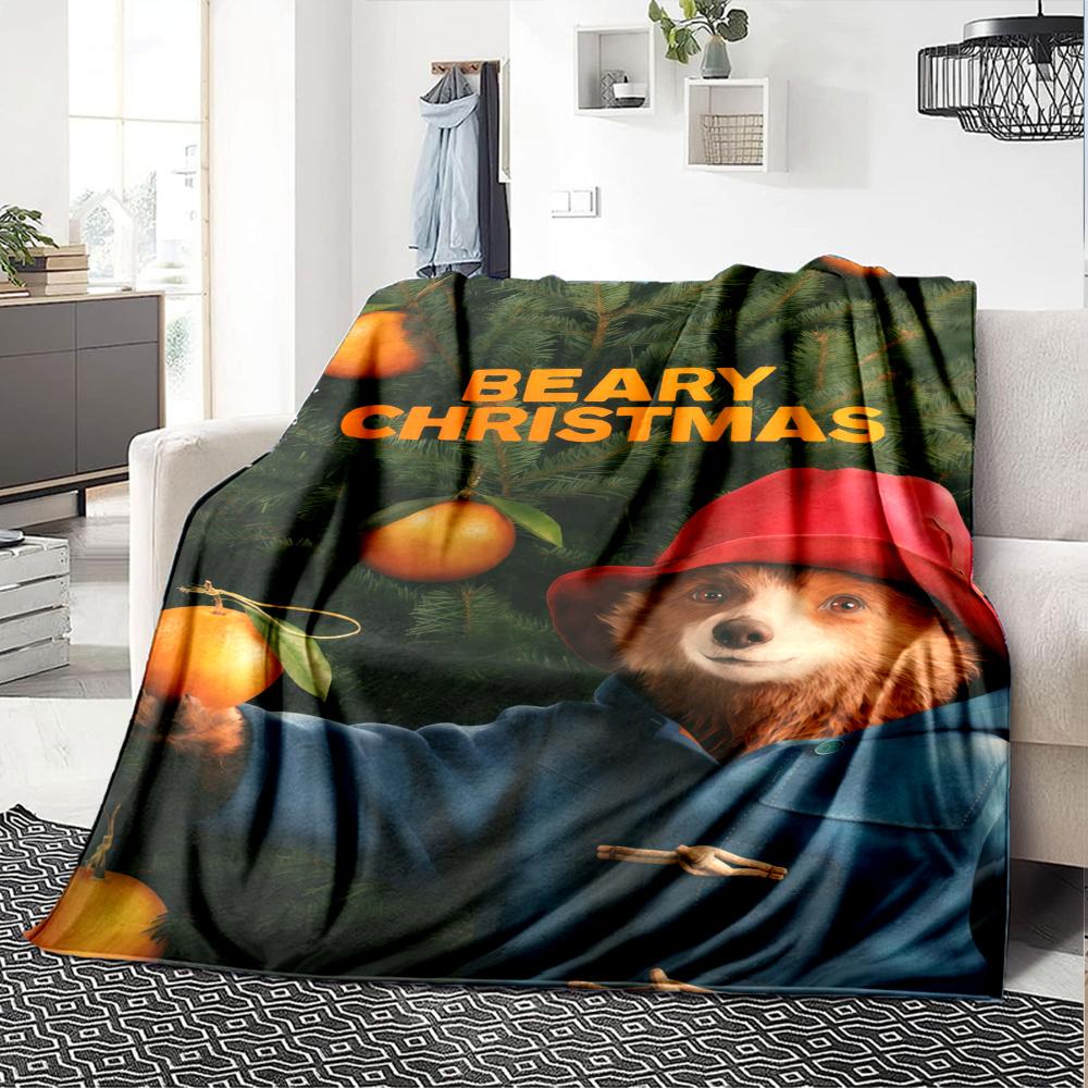 Paddington Bear Blanket, High quality Comfortable for All Seasons, Home Decor, Warmth and Comfort