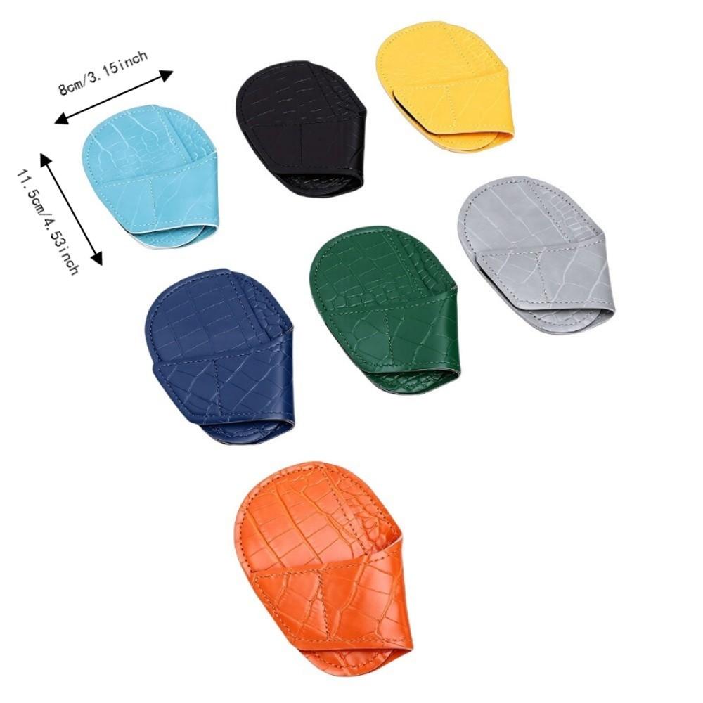 5pcs/7pcs Open Ended Golf Iron Covers Stitched Edges Golf Club Head Covers  Club Storage