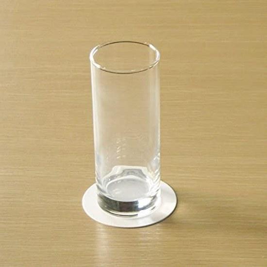 Nakao Coaster Plain Round Diameter 85 x Thickness 1mm 100 Pieces Set Disposable Made Japan