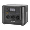 Portable Power Station, 1200W Solar Generator Power Station, 806Wh LiFePO4 Battery Backup with 9 Output Ports for Home Emergency, Outdoor Camping, RV
