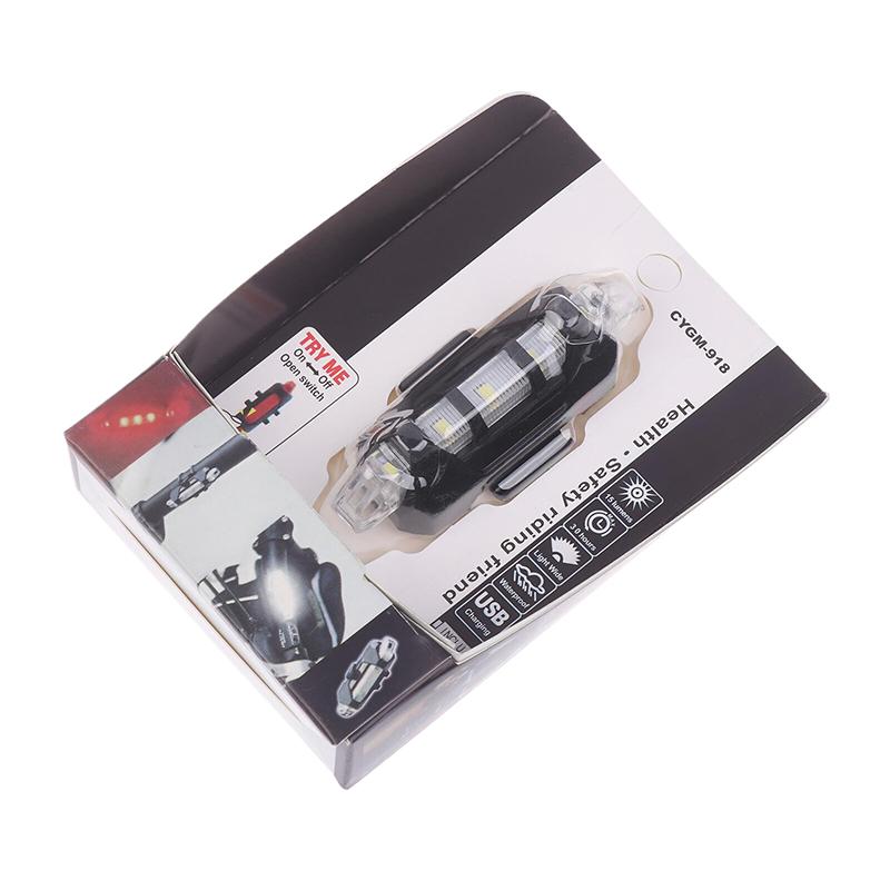 Usb Rechargeable Waterproof Bike Taillight Outdoor Night Cycling Light Night Warning Light For Mountain & Road Bike Accessories