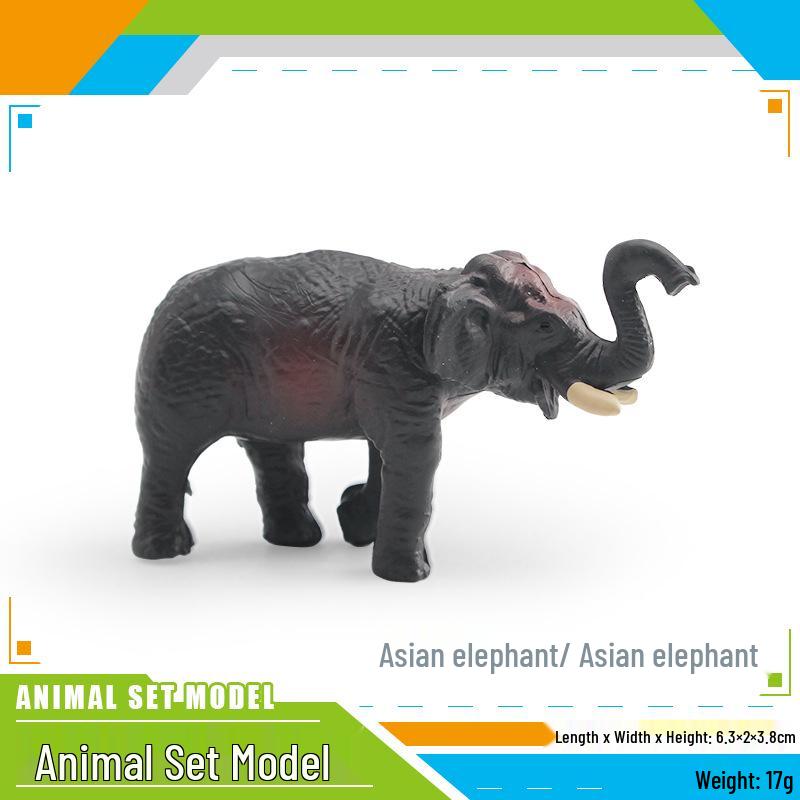 Wild Animal Model Set: Eland, Camel, Orangutan, Boar, Anteater, Flamingo, Marmoset