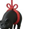 Cute Cat with Red Heart Balloon Figurine 3D Printed Romantic Love Heart Kitten Statue for Desk Shelf Decor Gifts for Cat Lovers