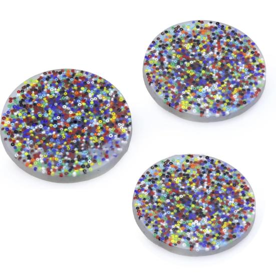 Silicone Bead Picking Fidget Toy Stress Relief Hair Nail Skin Picking Alternative Portable Decompression Pick Pad Dermatillomania Trichotillomania