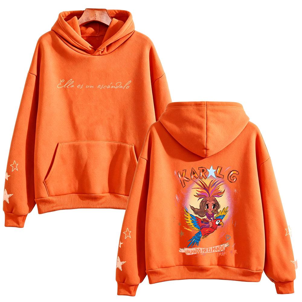 Ivonny Hoodie Karol G Graphic Clothes Unisex Men Women Pullover Sweatshirt Long Sleeve Fans Autumn Winter Tops Streetwear