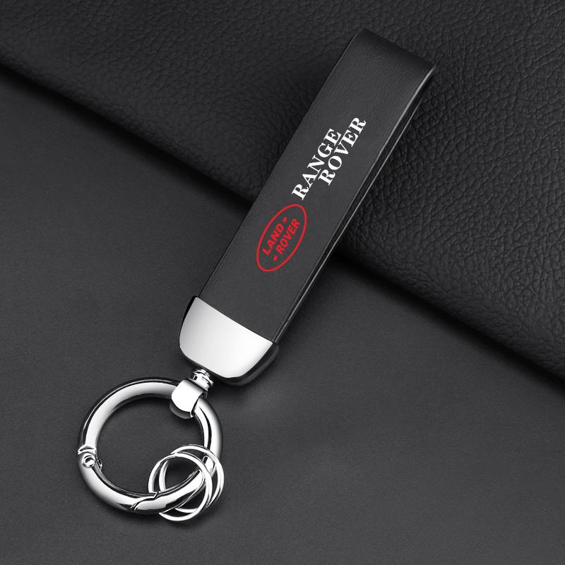 Neuer Auto-Schlüsselanhänger Schlüsselring Schlüsselband Autoemblem Styling für Land Rover SVR Discovery Velar Evoque Freelander Range Rover L322 Autozubehör