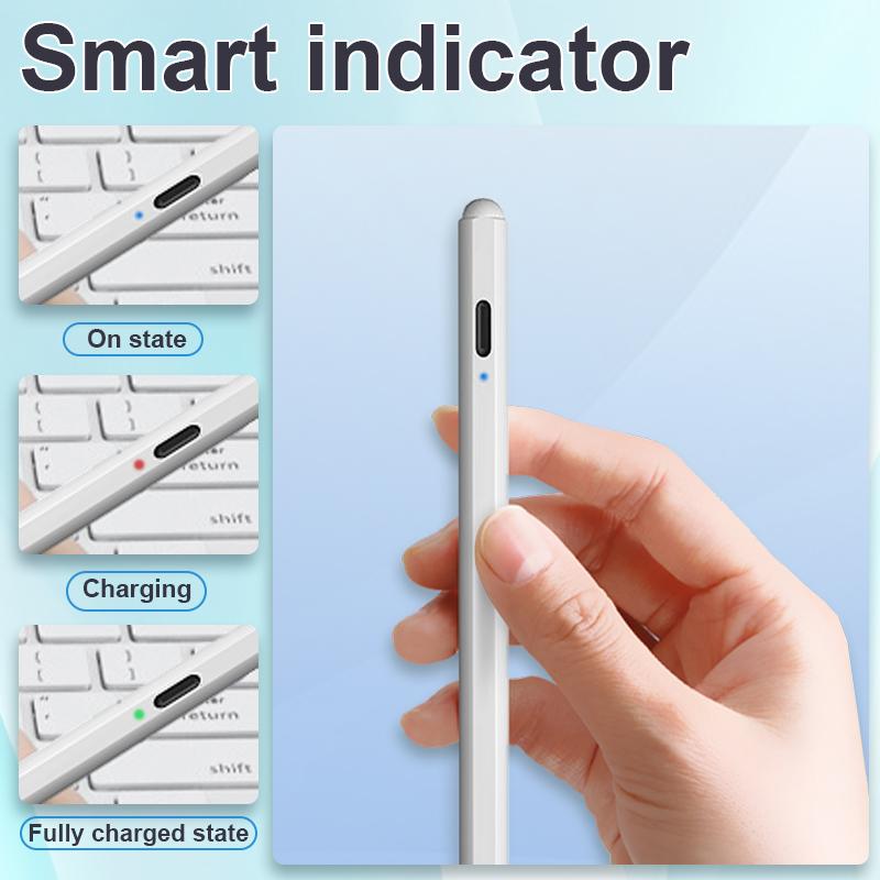 Universal Touch Pen Custom Logo Aluminum High Sensitive Tablet Capacitive Active Stylus for iPad Xiaomi Pad
