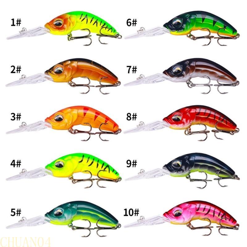 A1A2 103mm Fishing Lures Mini Wobbler Fishing Lures Artificial Hard Baits Crankbait Bass Fishing Tackle Spinner Fishing Lures