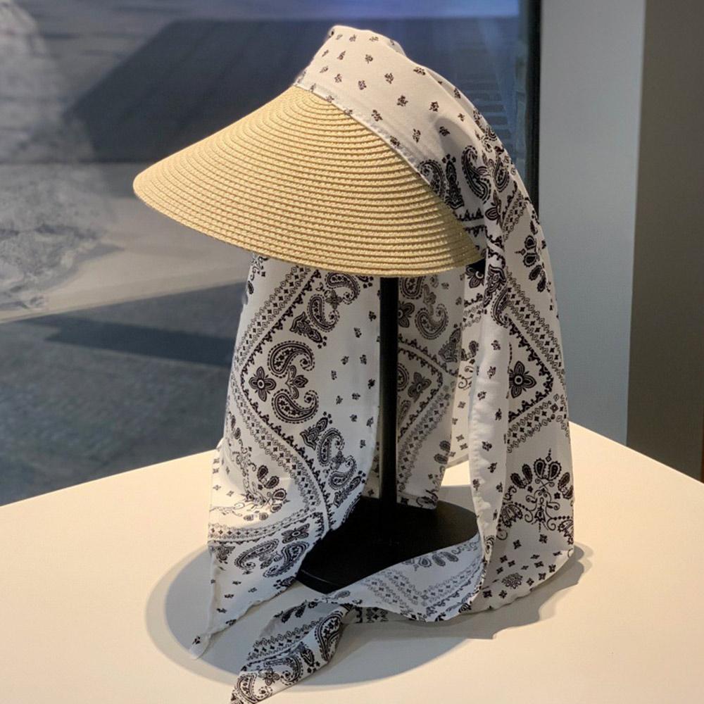 French Retro Headscarf Hat Quick Drying Peaked Cap Fashion Sun Hat  for Women Spring and Summer