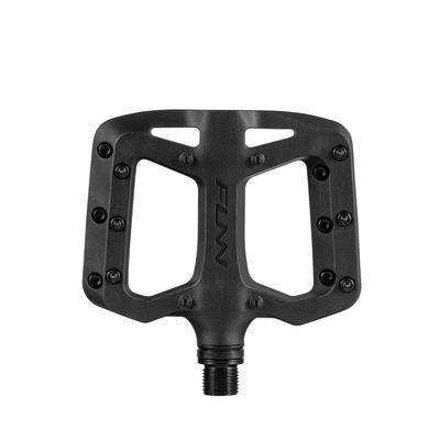 Funn Taipan S Termoplastické cyklistické pedály vyztužené skleněnými vlákny CrMo osa s kolíky pro jízdu - 9/16" protiskluzové MTB/BMX/City/Gravel (Černá)