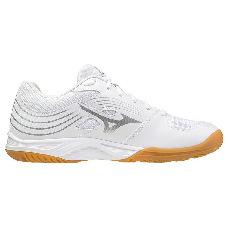 Mizuno Cyclone Speed 3 Unisex White Silver Volleyball Shoes V1GA218003