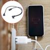 Type C to Small USB OTG Cable with Charging Port Enables Simultaneous Data Transfer and Device Powering Plastic Texture