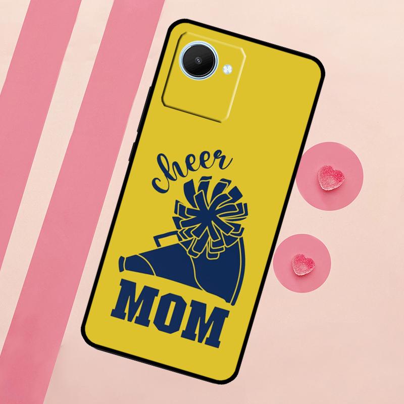 

Personalised Football Cheer Moms Name Case For Realme C33 C55 C30 C31 C35 C53 C11 C15 C25s C21Y GT Neo 5 3T 2T 9 10 11 Pro Plus Realme GT Neo 3T