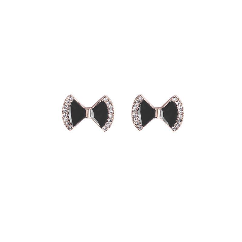 Gold Cat Earrings for Women Rhinestone Cat Stud Earrings Cute Animal Butterfly Earrings Hypoallergenic Ear Accessories Gift for Women