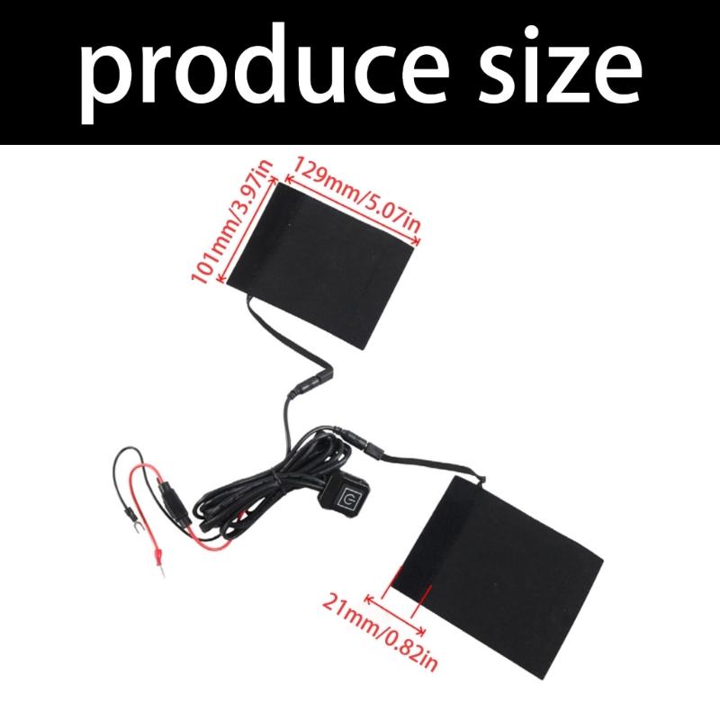 Abrasion Resistant Motorcycle Handle Heating Grips 12V Intelligent Temperature Control 3 Modes Built In Thermal Chip