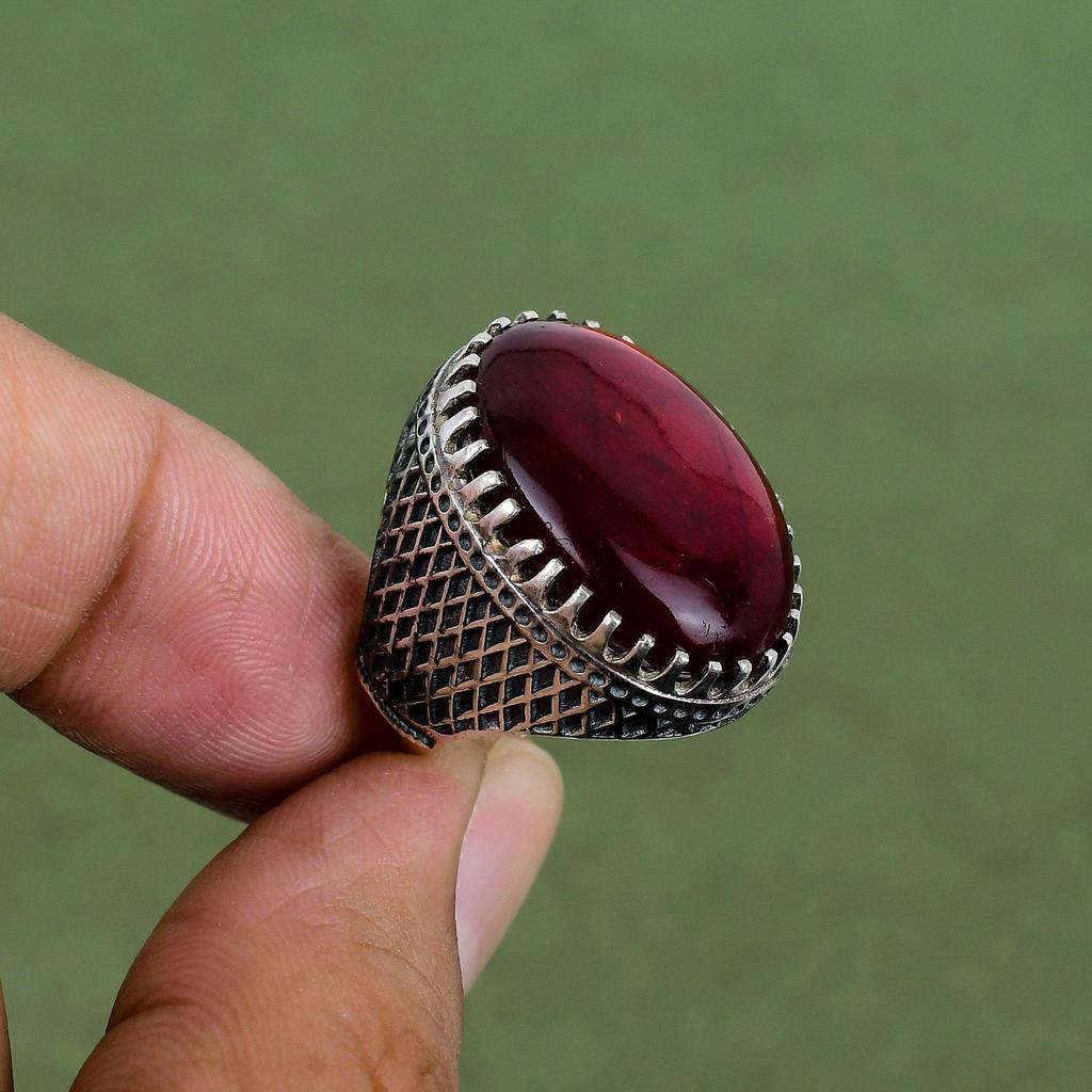 Roter Feuer Labradorit Ring 925 Sterling Silber Ring Edelstein Handgefertigter Ring Antiker Schmuck Anständiger Ring Geschenke Für Frauen In Ringgröße Erhältlich