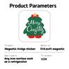 1Set Mixed Christmas Fridge Magnet Diy Decoration Santa Claus Snowman Christmas Tree Fridge Magnets Kitchen Accessories Gift
