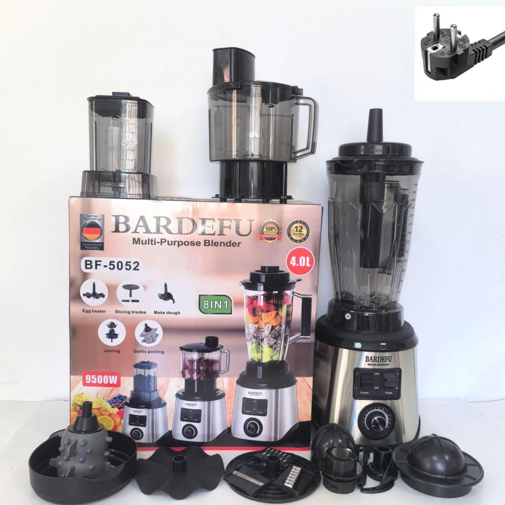 2-in-1 Multifunctional Blender & Juicer: Stainless Steel Food Processor for Fruits & Vegetables