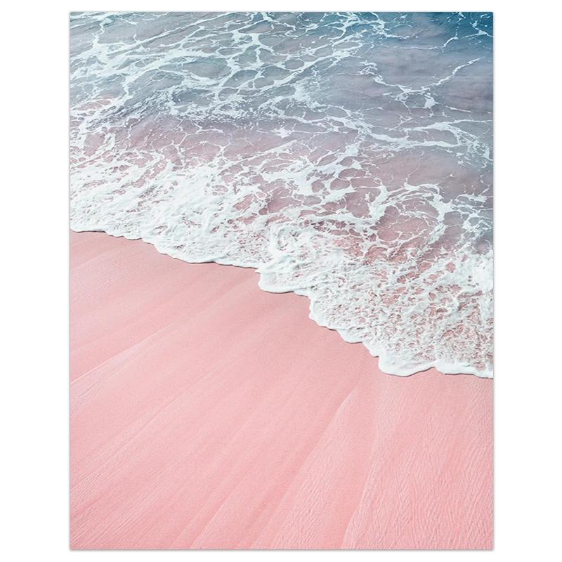 

Розовые лепестки цветов Романтическое украшение стены Живопись Постер и принты Морской пляж Настенное искусство Холст Гостиная Без рамы 21cm×30cm NoFrame