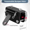 Adjustable Heavy Duty Snowmobile Bumper Hitch Easy Install Snowmobile Hitch Supports Safe Towing Simple Installation