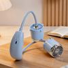 Portable Neck Fan 1-100 Speed Rechargeable Quiet Hands Free USB Fan Flexible Wearable Cooling Personal Fan for Outdoor Travel Office