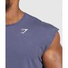 Gymshark Critical Cut Off Tank Weighted Purple A1a2s Pb7p