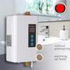 4000W Hot Instantaneous Water Heater System Mini Instant Electric Tankless Water Heater for Kitchen Bathroom 110-240V