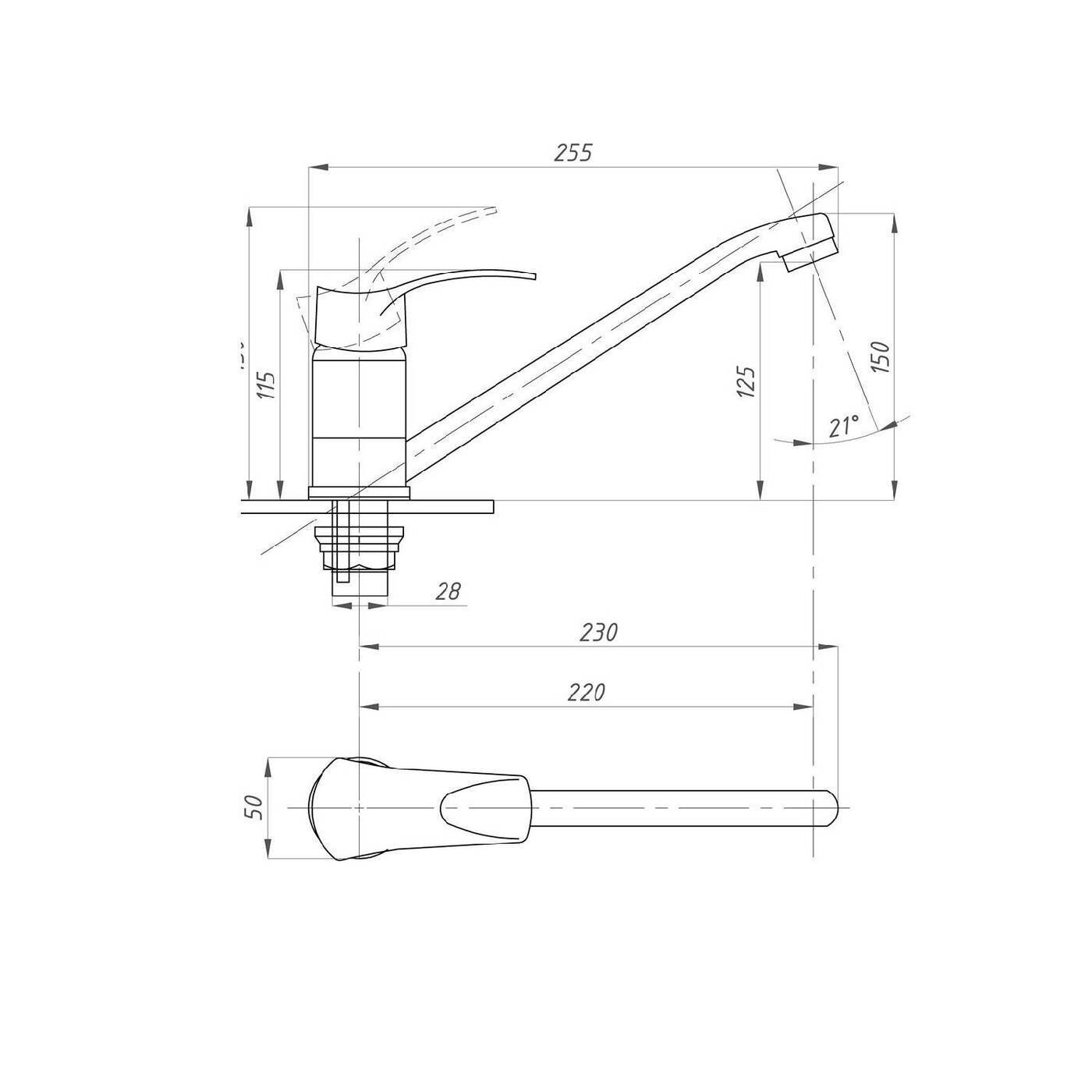 

Kitchen Faucet Psm-profsan Psm-425-kt 023